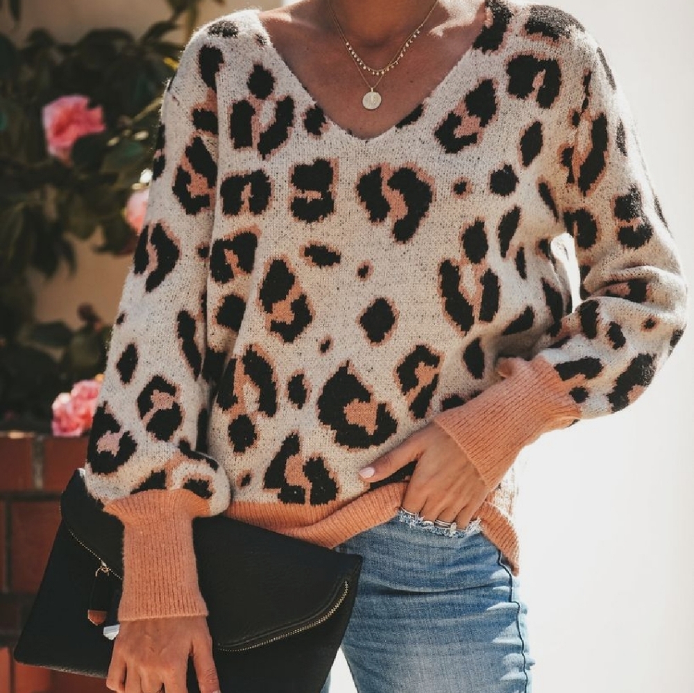 Cheetah Sweater